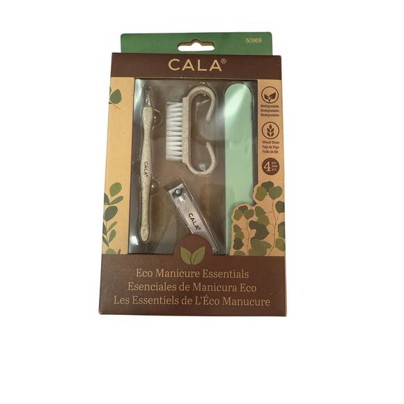 CALA ECO MANICURE ESSENTIALS (6 PCS) ECO MANI/PEDICURE SET*NEW in box - Picture 1 of 1